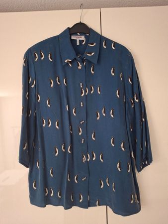 Chalou Bluse Gr. 48 mit Pinguinen, Top Zustand!