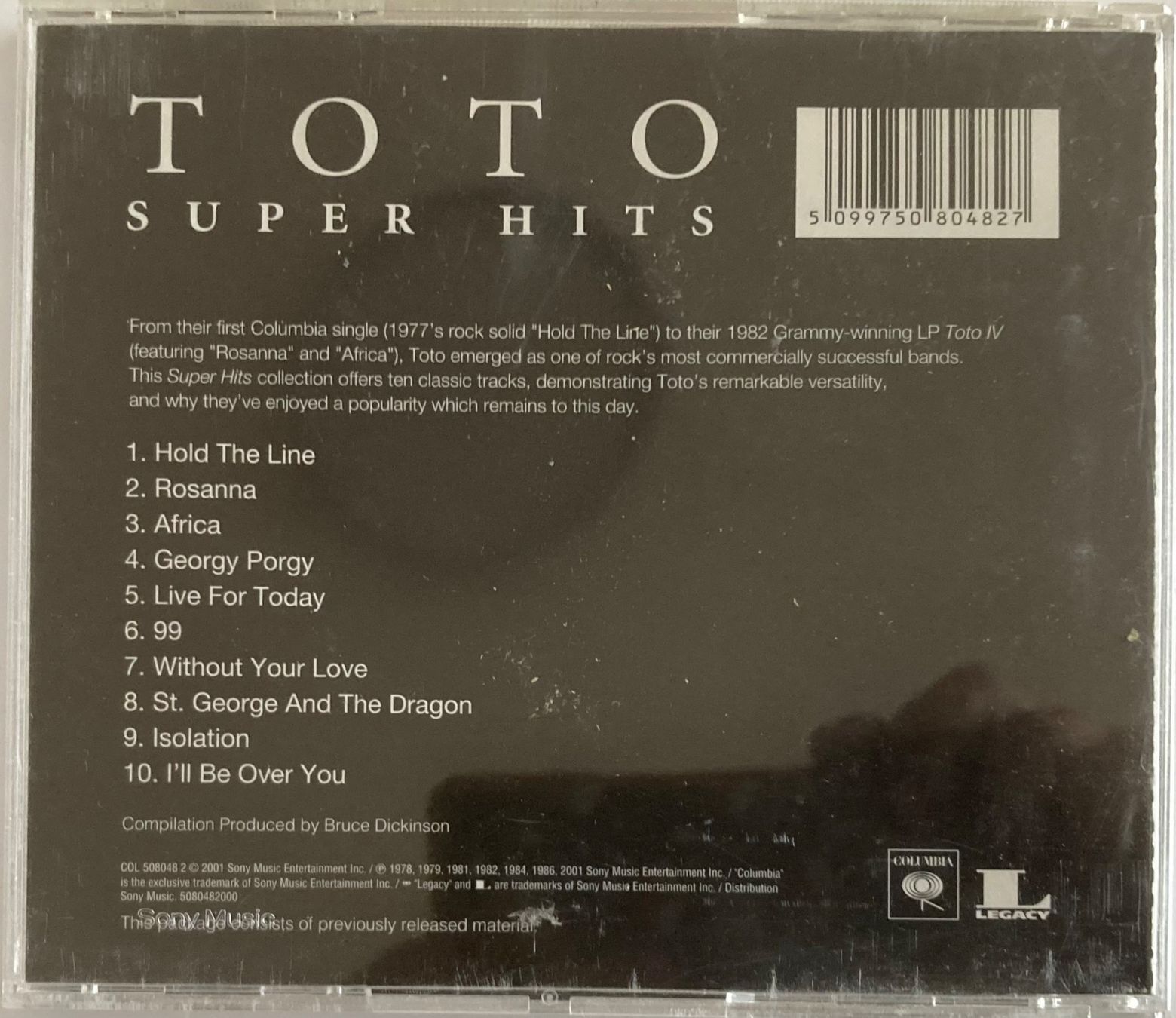 CD: TOTO - SUPER HITS – Usato da Poliez-Pittet venduto da Newtown-Records 1