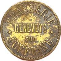 Token-Jeton Brasserie Geneveys Sür Coffrane