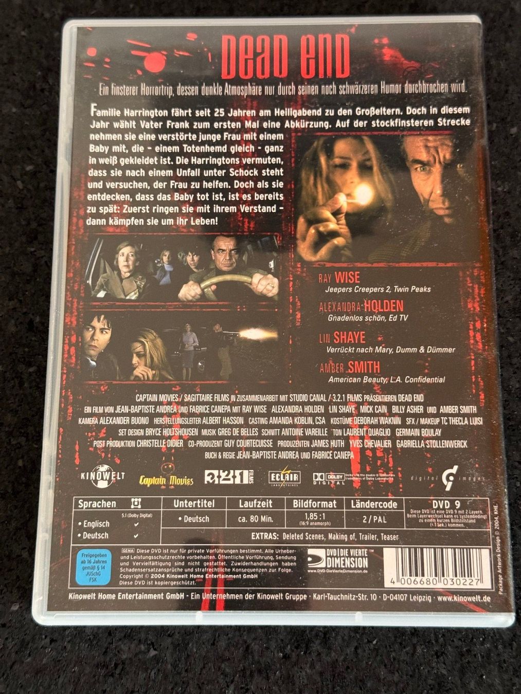 Tutti i DVDs: DEAD END DVD DE/EN  "Das dunkelste Stück Asphalt..... – Usato da Fribourg venduto da tschjoly 1