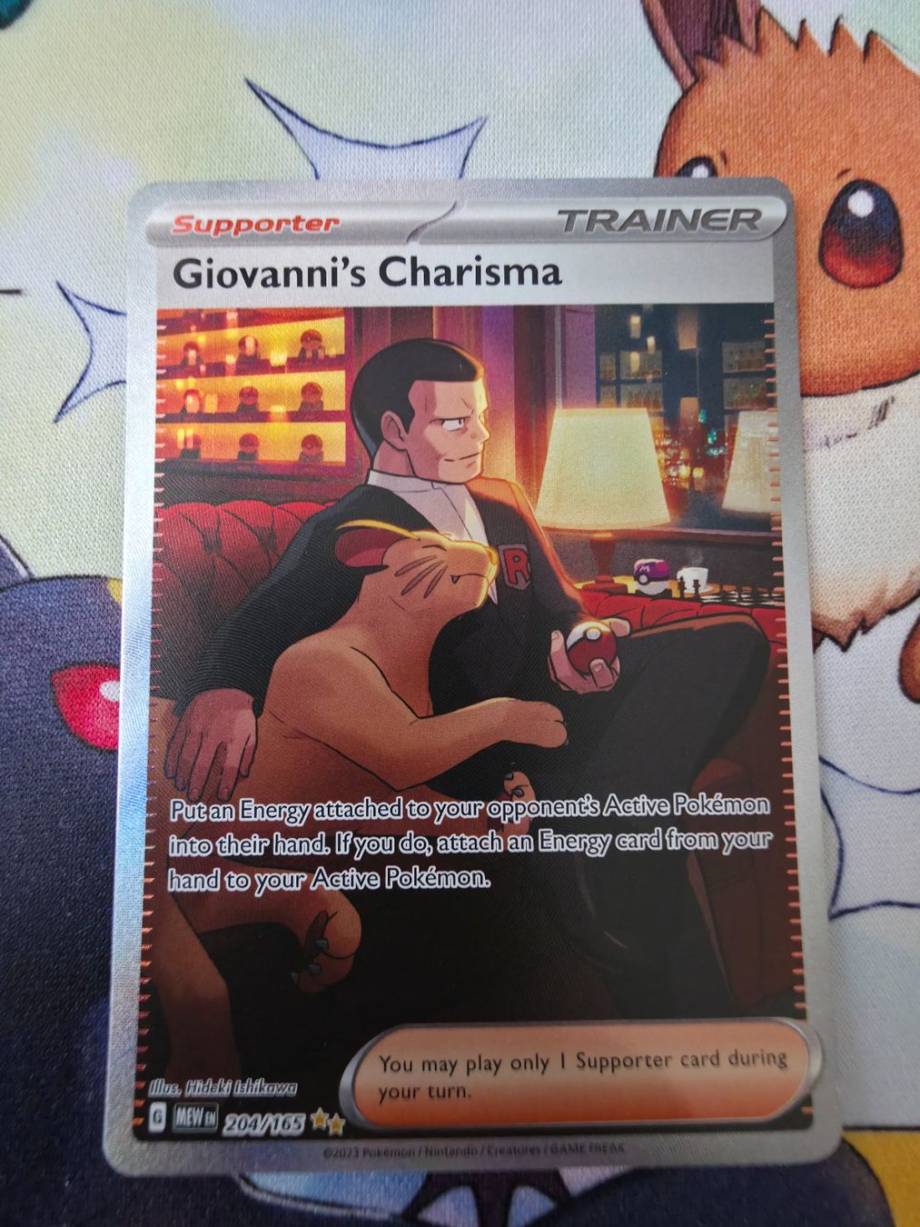 Pokémon Carte collezionabili: Giovanni's Charisma 204/165 EN - 151 – Nuovo (secondo la descrizione) da Bözberg venduto da blooke