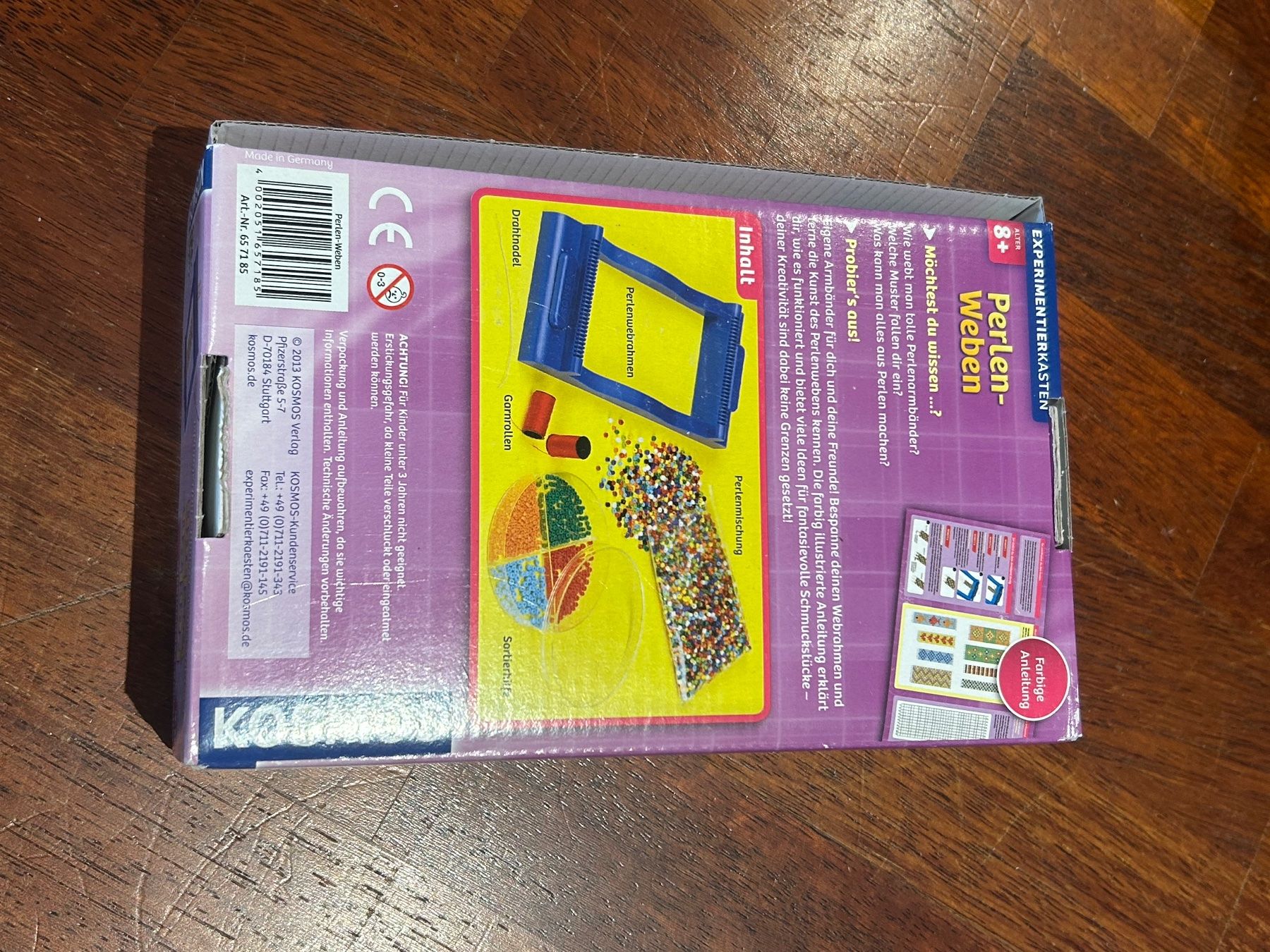Kit bricolage: Kosmos Experimentierkasten/Bastelset Perlen-Weben – Nuovo e nell'imballaggio originale da Wettingen venduto da ame_wxp2 1