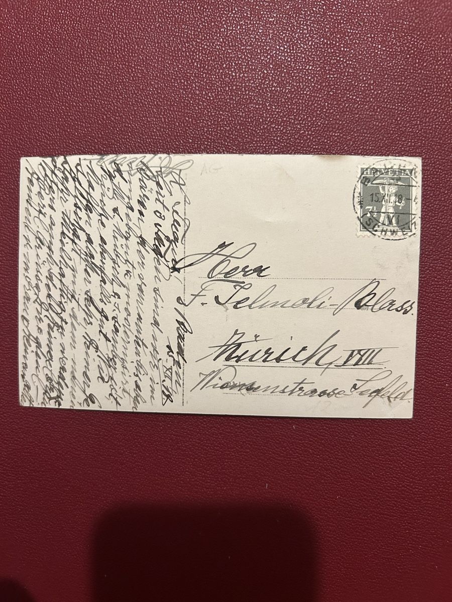 Cartoline postali: Baden 1918 – Usato da Breganzona venduto da Milesbo 1