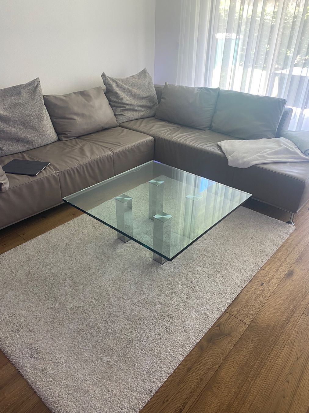 Tavoli: Designer Couch / Salontisch aus Glas – Usato da Schmerikon venduto da AlbaB 2