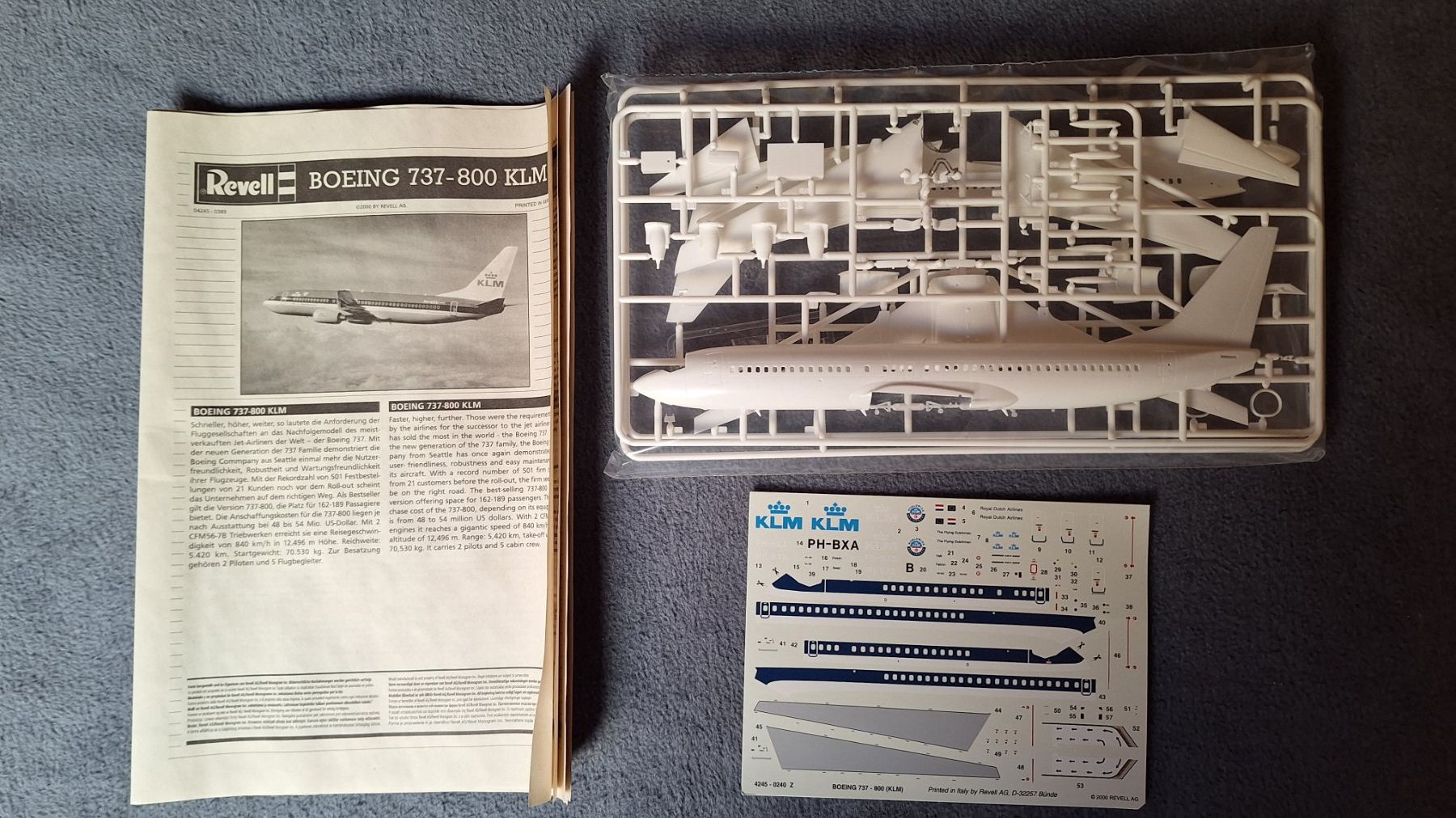 Revell Kit di modellismo & Modellini statici: Revell Boeing 737 - 800 KLM – Nuovo (secondo la descrizione) da Haslen AI venduto da JEPIZU 1