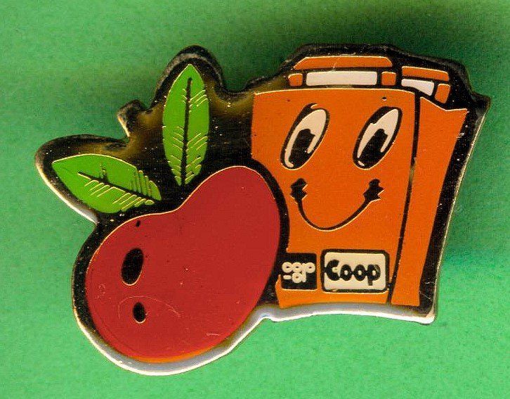 Placchette & Badge: Coop  Früchte – Usato da Winterthur venduto da Sammleroase