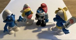 Schlümpfe Hochzeit 4 Schleich Figuren Set
