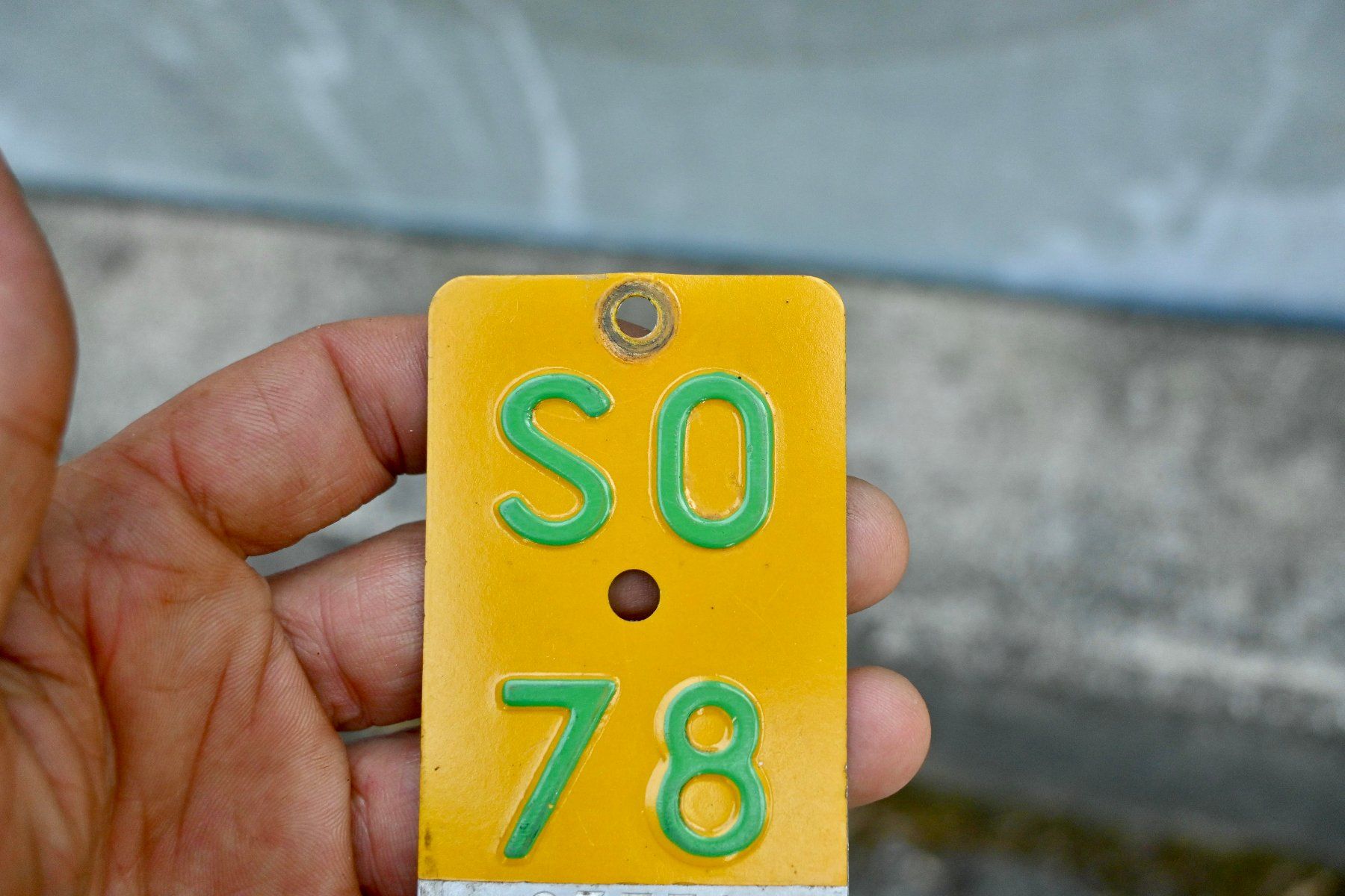 Insegne: Mofanummer SO von 1978 - Solothurn - SO 78 – Usato da Pfaffhausen venduto da mono_rec 4