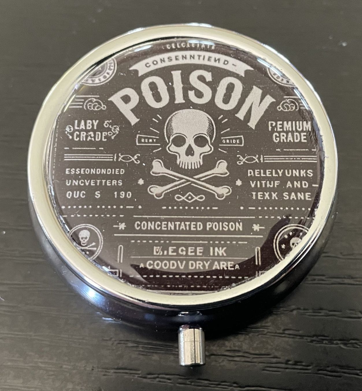 Contenitori & Simili: Blechdose Dose Behälter POISON Pillendose Springdeckel – Usato da Oftringen venduto da allesmeins 2
