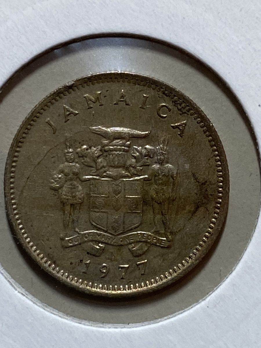Tutti le monete: Jamaïque - 5 cents - 1977 – Usato da Payerne venduto da Mike1682 1