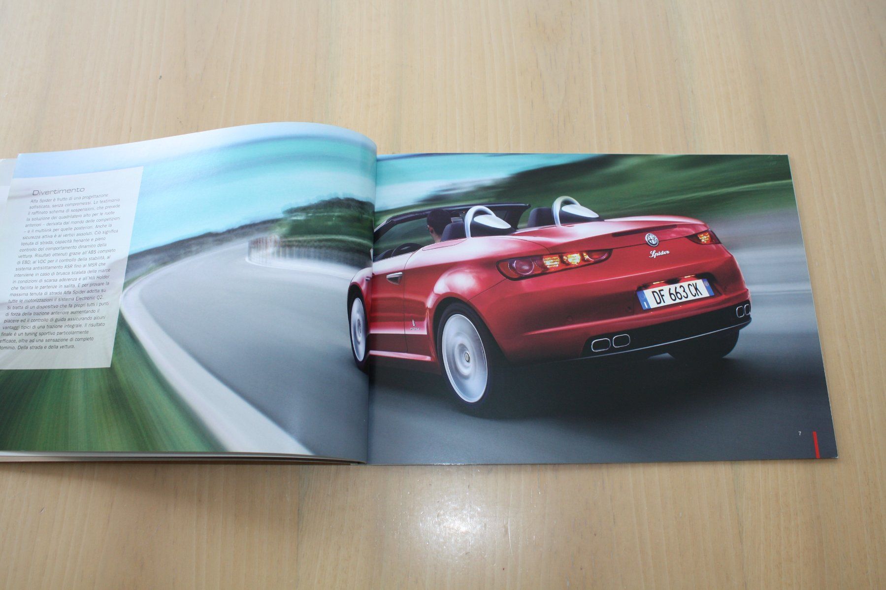 Alfa Romeo Documenti: Alfa Romeo Spider Prospekt 6/2008 – Usato da Wikon venduto da erwin400 3