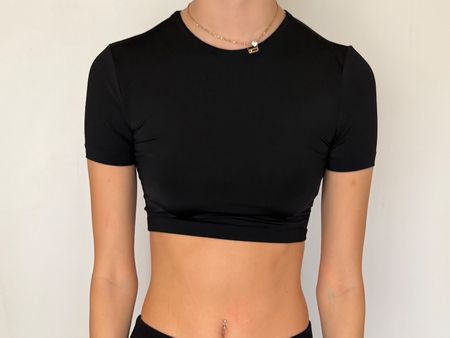 Haut court noir Zara