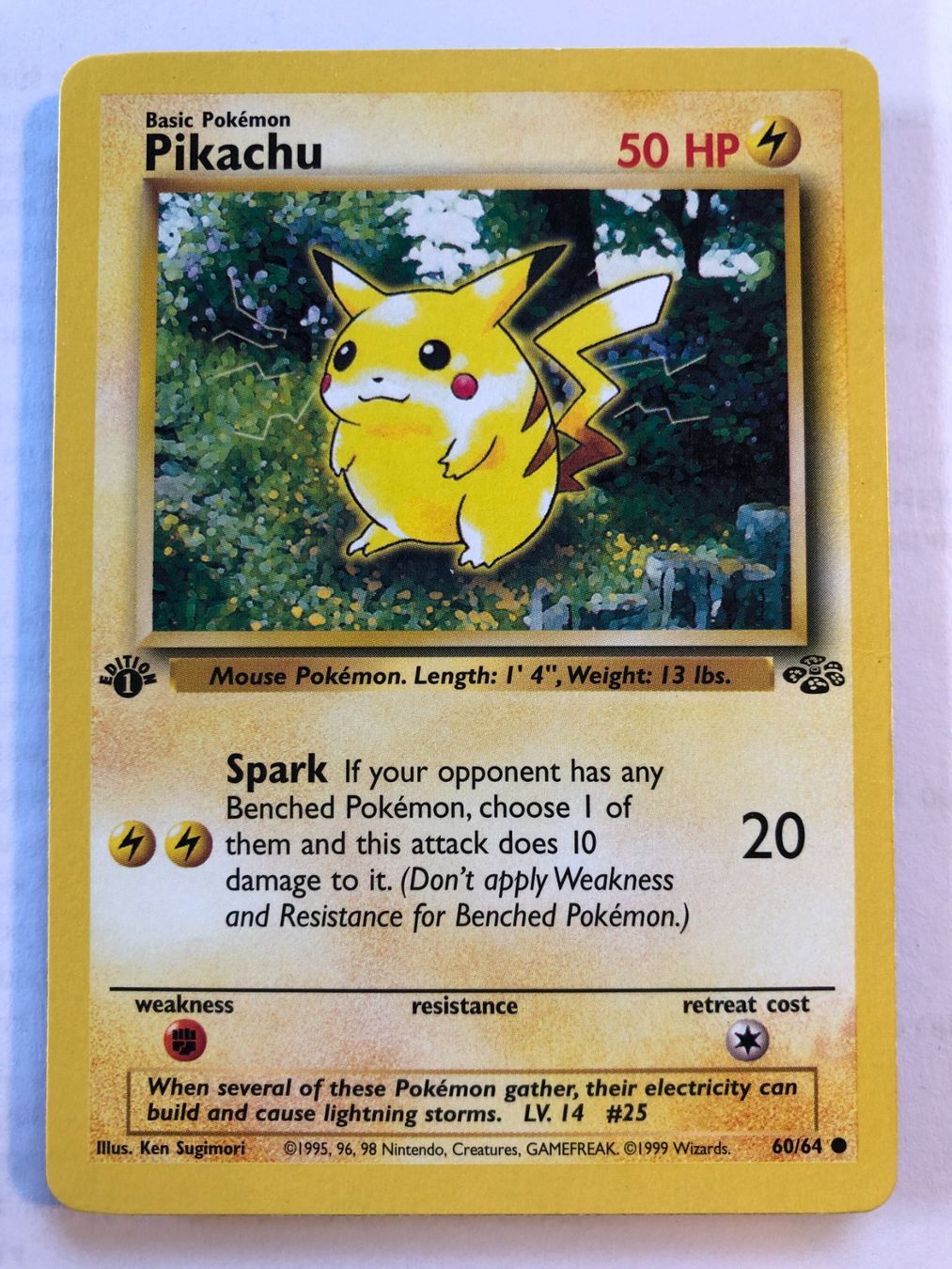 Sammelbilder & Trading cards: Pikachu 1st Jungle - NM - ab 1.- – Gebraucht aus Giubiasco von dan_pr8b