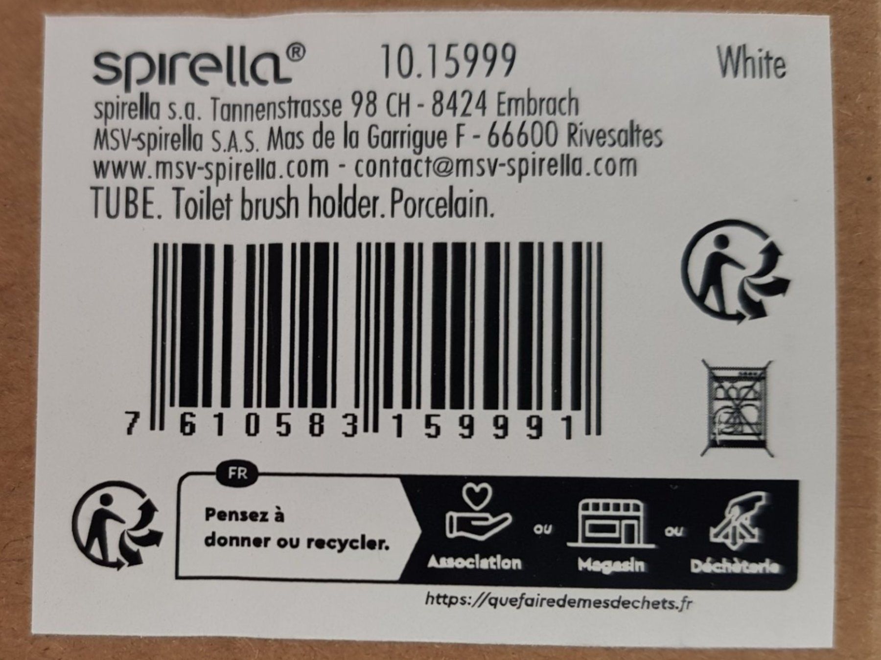 Spirella Altri accessori per il bagno: SPIRELLA WC Bürste – Nuovo (secondo la descrizione) da Suhr venduto da Restwert_Suhr 6