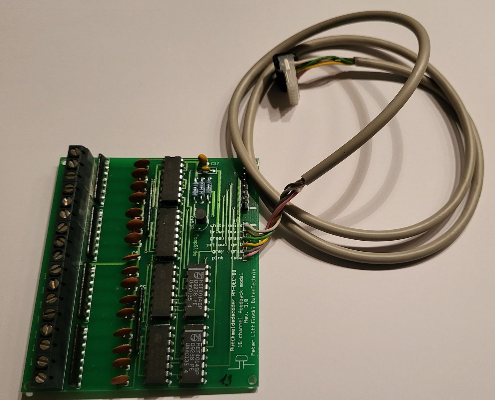 Modellini di ferrovie: Littfinski Rückmeldedecoder RM-DEC-88 – Usato da Huttwil venduto da Tgv03