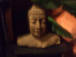 alter Steinkopf  Tibet sehr schwer hat sein alter