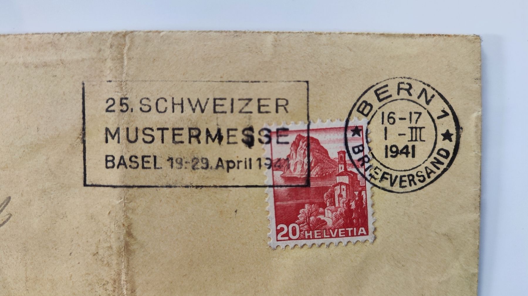 Buste & buste per spedizione: Couvert Lanz Bern, Mustermesse Basel 1941 – Usato da Lenzburg venduto da Dani_Lenzburg 1