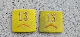 *** Patten /Schulterschlaufen mit Nummer ***