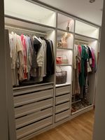 IKEA PAX Kleiderschränke 236 cm mit LED & KOMPLEMENT 