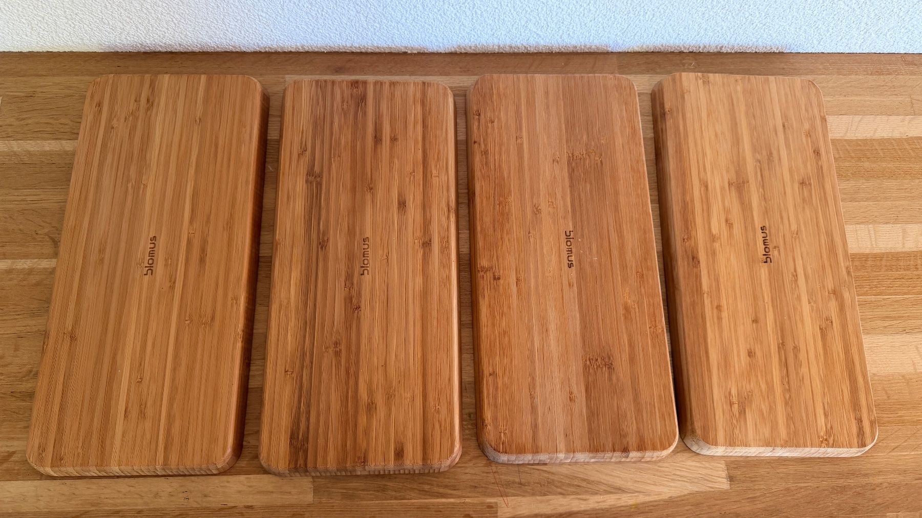 Servierplatten: BLOMUS - 4 Bambus Tablett Schalen Platte – Gebraucht aus Winterthur von Secondhand-Family 8