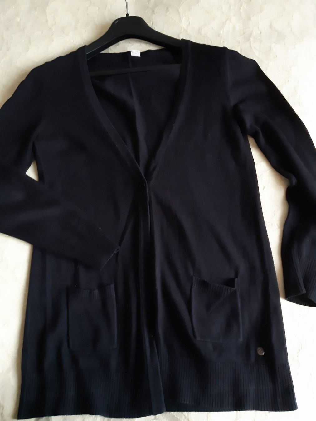 S.Oliver Jacken: Feinstrick Jacke s.Oliver Schwarz 40 – Gebraucht aus St.Gallen von LaMiSa