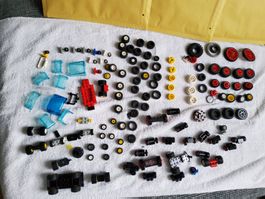 Lego sehr viele Auto Räder und teile