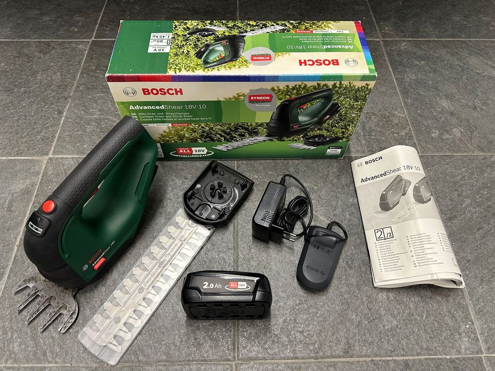 Bosch Gras und Strauchschere mit Akku und Ladegerät Kaufen auf Ricardo
