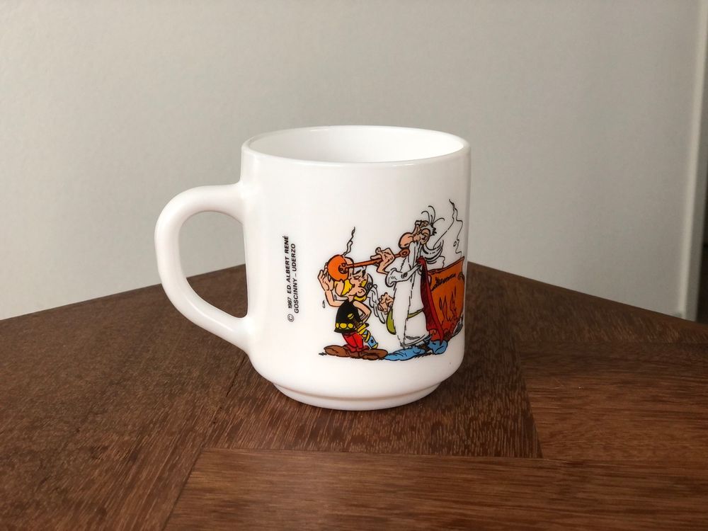 Grande Tasse Idefix Astérix 1969 - Déco Vintage/pub - Occasion Bon état - Collection Cartoon