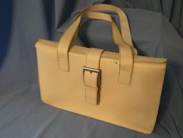 Handtasche beige/gelb Marke L.Credi