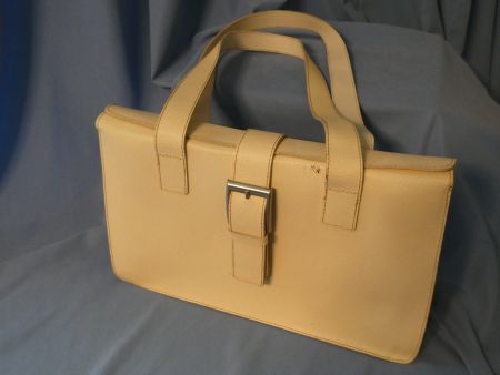 Handtasche beige/gelb Marke L.Credi