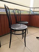 Metallstühle Bistro-Stil (2 Stück)