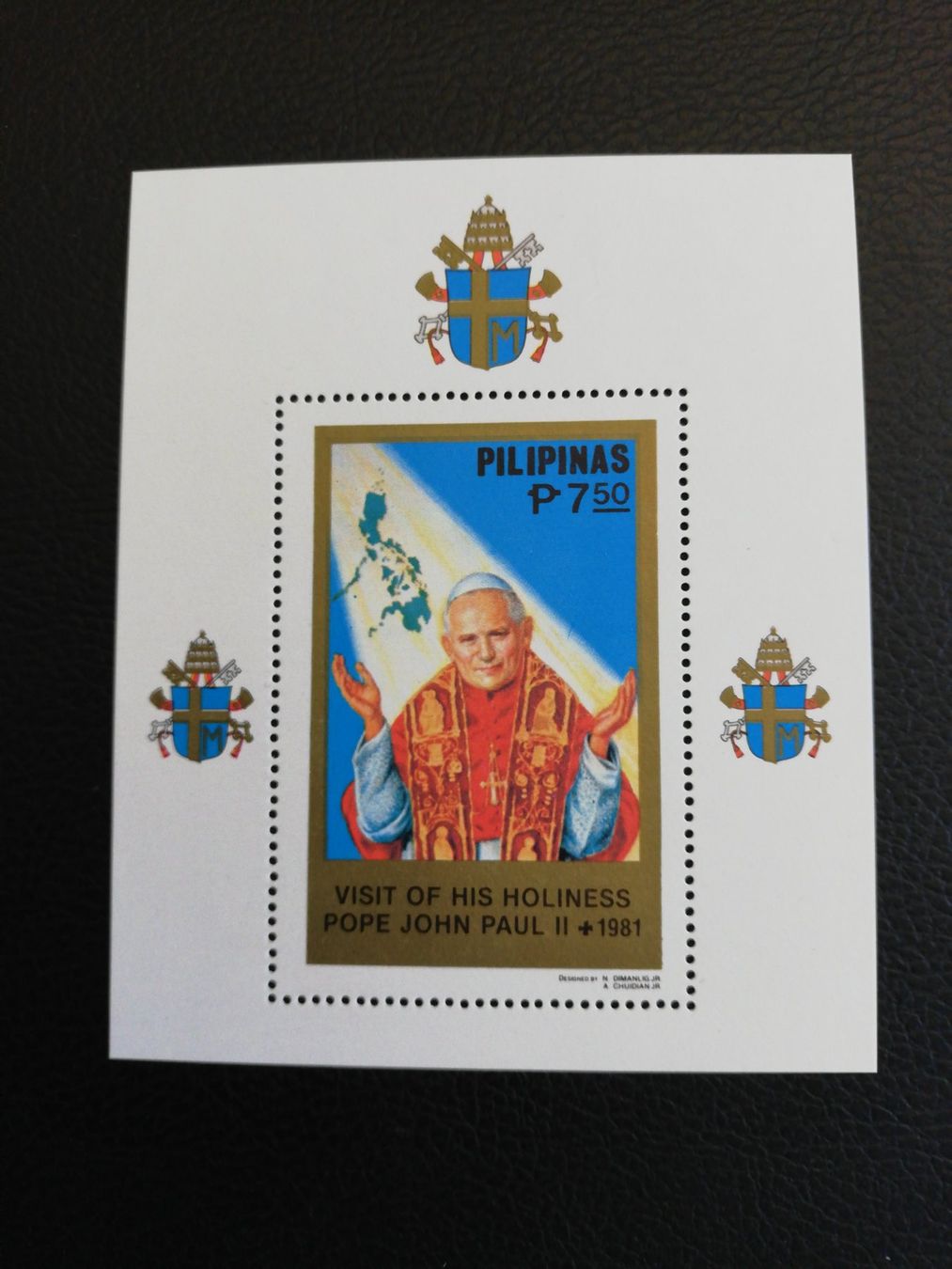 Tutti i francobolli: Philippinen: Block Papstbesuch 1981 postfrisch – Usato da zumikon venduto da lotegrandote