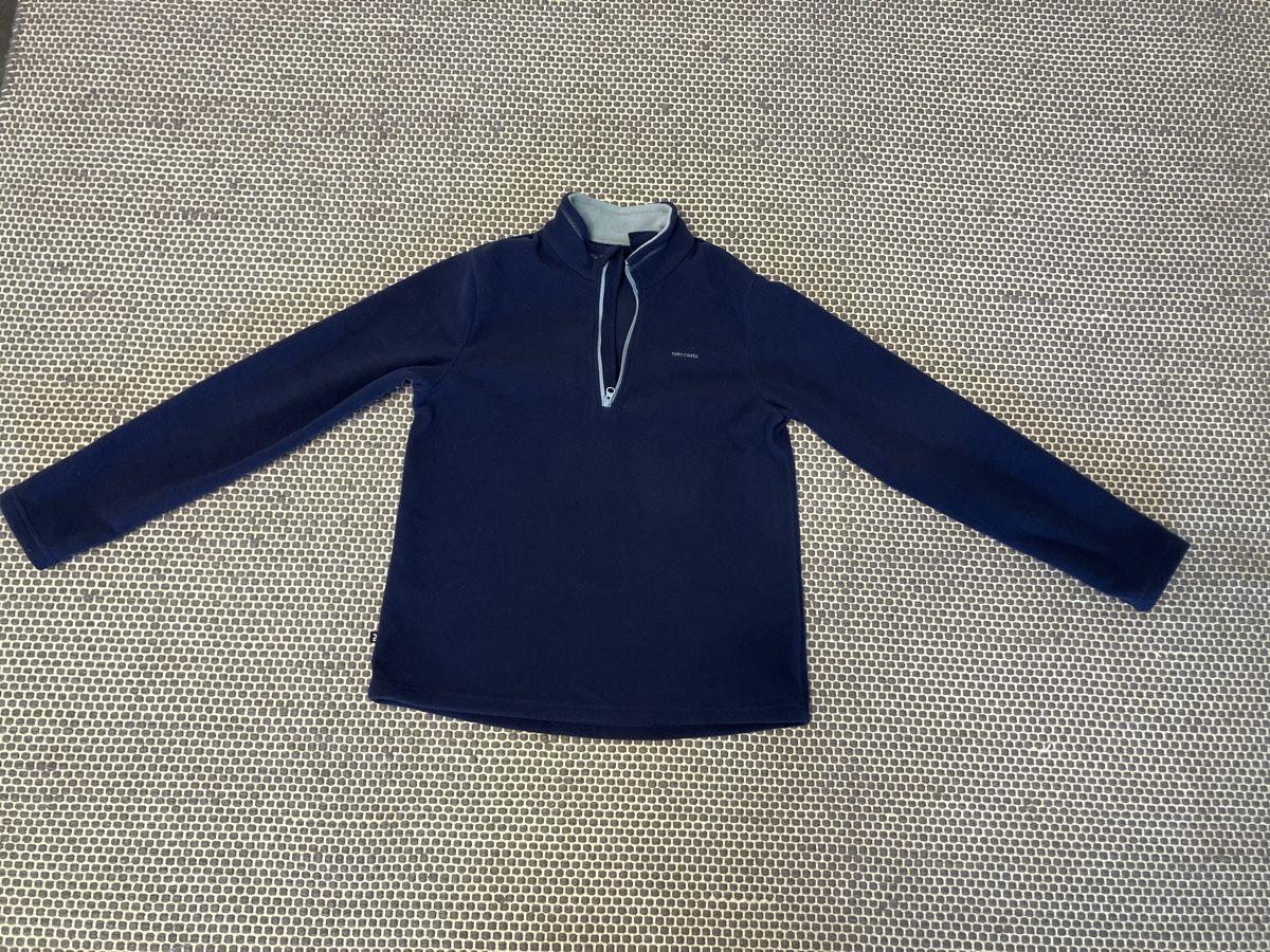 Decathlon Maglioni & Felpe: Quechua Fleece-Pulli, Gr. 152, blau – Usato da Burgdorf venduto da mch_mp8f