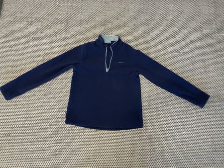 Quechua Fleece-Pulli, Gr. 152, blau
