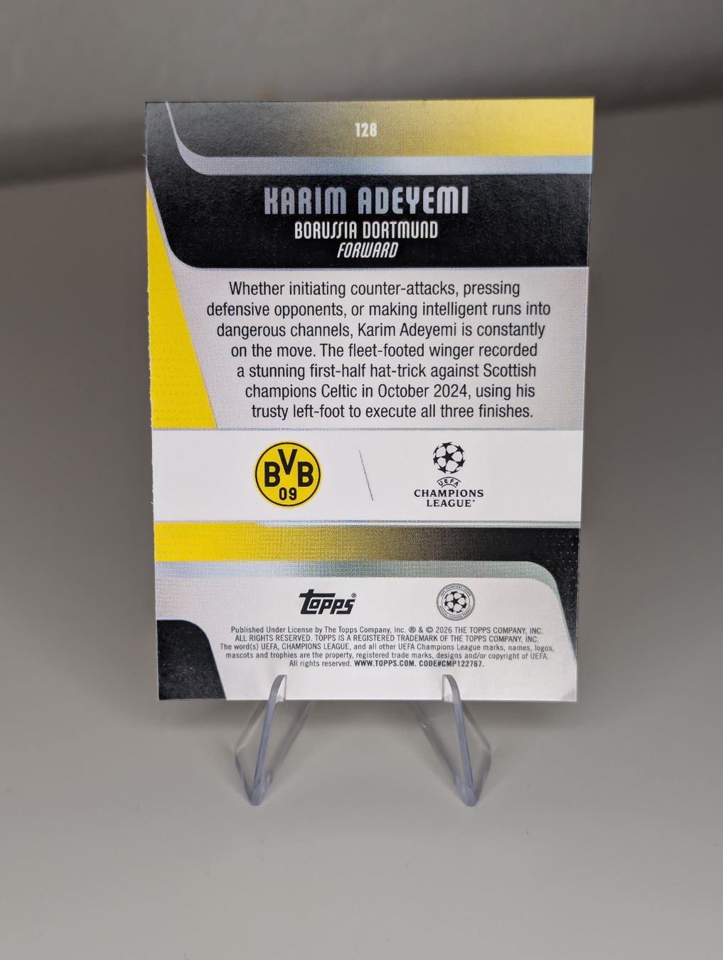 Topps Carte collezionabili: Karim Adeyemi BVB Dortmund Topps Flagship – Nuovo (secondo la descrizione) da Hunzenschwil venduto da BRPCards 1