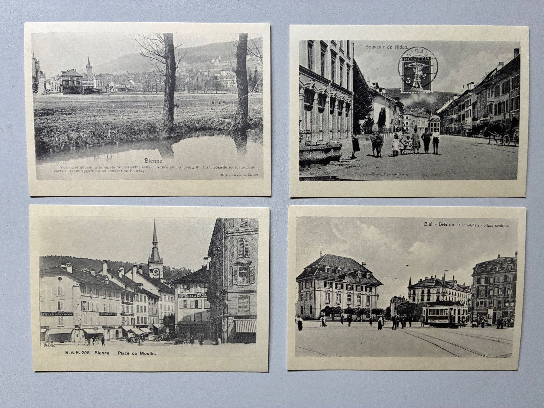 Cartoline postali: Antike Postkarten Biel – Usato da Ammerzwil BE venduto da Frama0 6