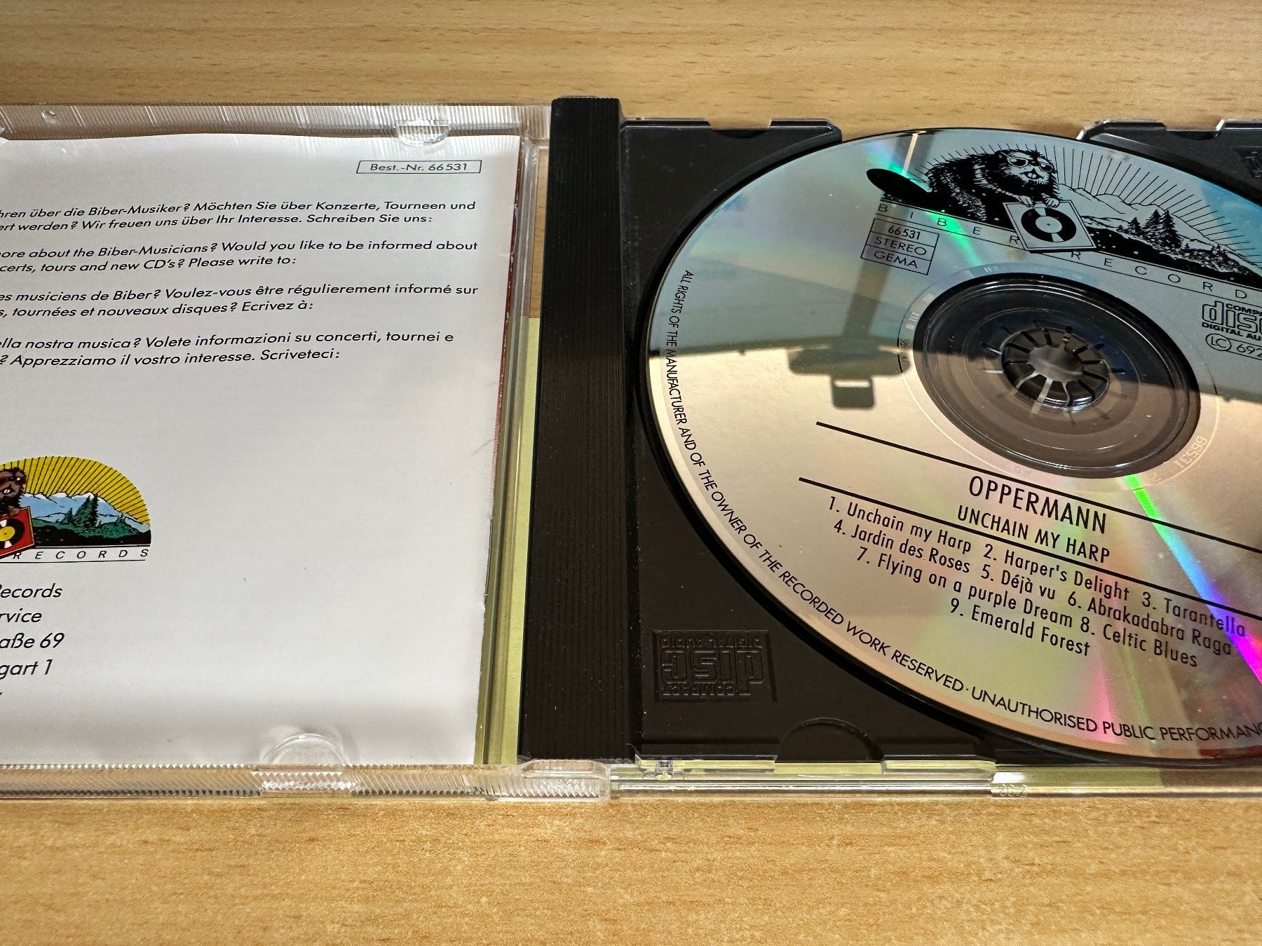 CDs: Oppermann - Unchain My Harp – Gebraucht aus Rikon im Tösstal von Alpenmutz 2