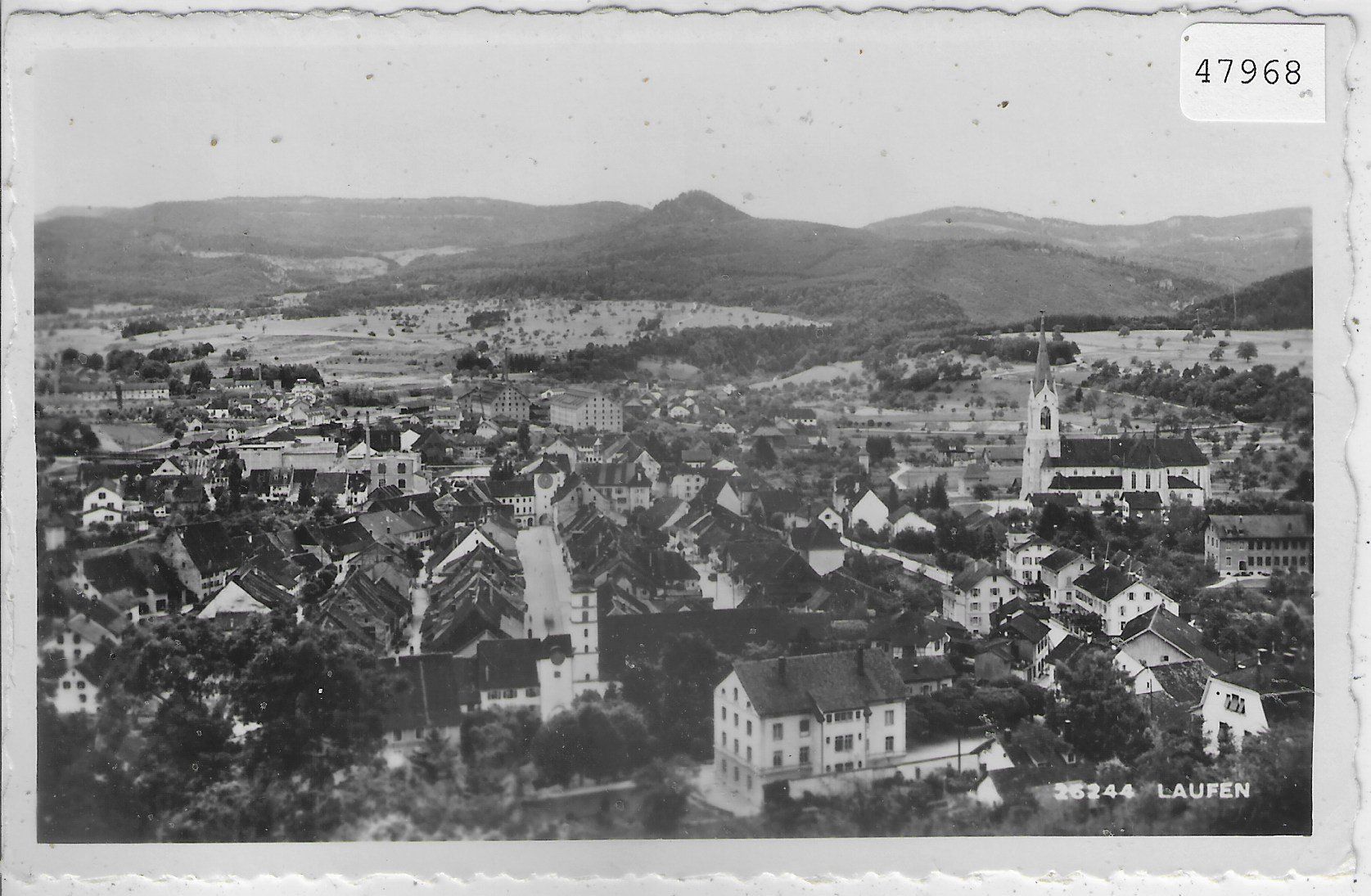 Cartoline postali: Laufen - Generalansicht – Usato da Ettingen venduto da Kartenplanet