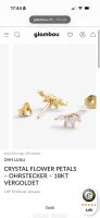 Ohrstecker  Luilu Crystal Flower Petals 18kt vergoldet