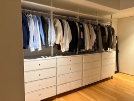 Ikea Elvari System weiss - Modular 260x60x236cm
