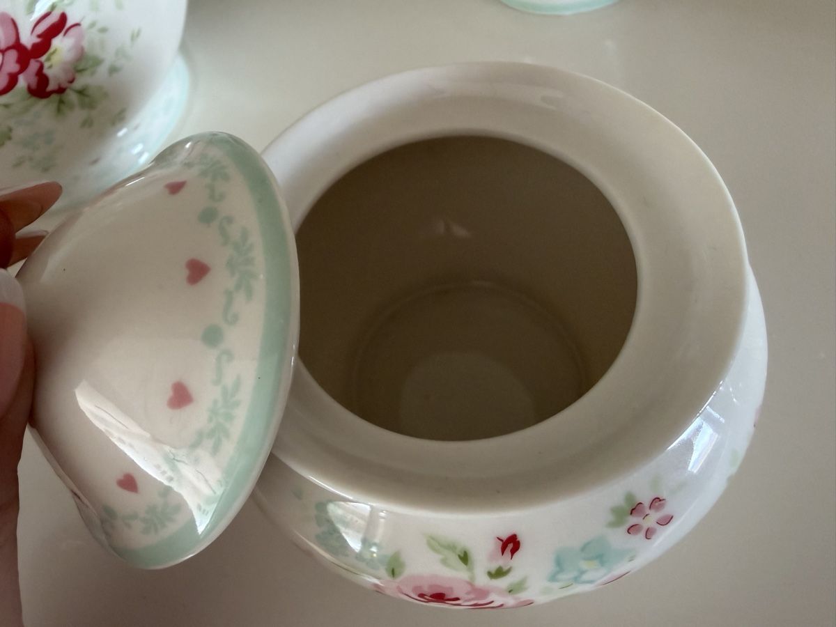Greengate Set di piatti: Greengate Abelone White Geschirr Set – Nuovo e nell'imballaggio originale da Au ZH venduto da FMRF 1