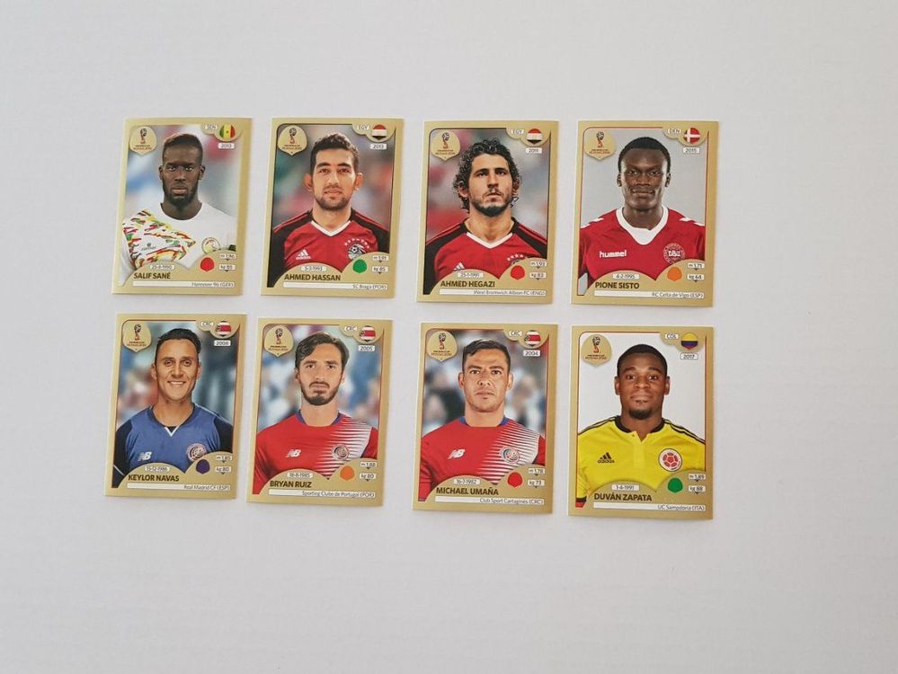 Panini Sticker WM Russland 2018 (Gebraucht) in Galgenen für CHF 0.35