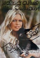 Brigitte Bardot (1934) Schauspielerin - Autogramm