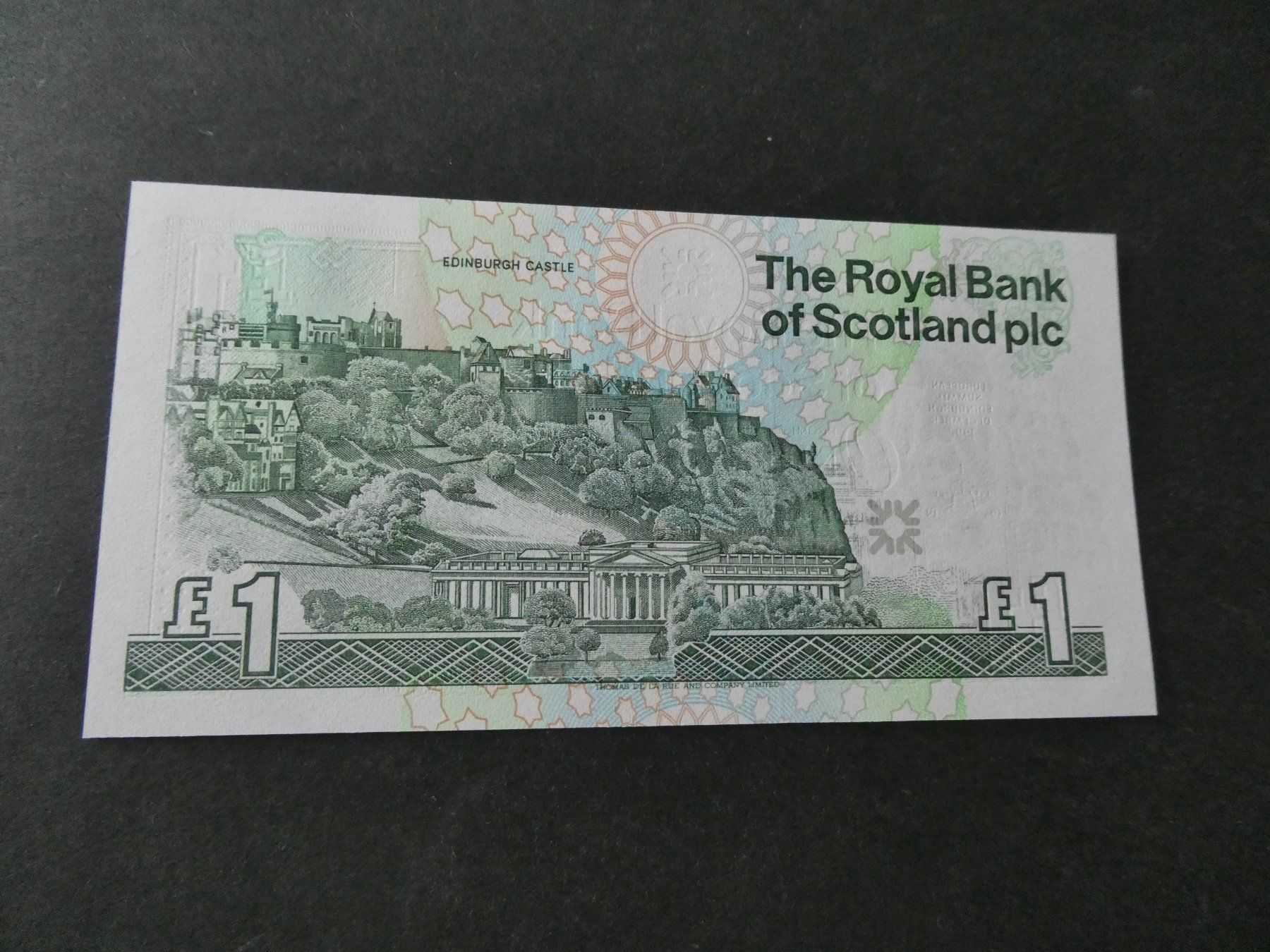 Banconote: Schottland 1992, 1 Pound    ungefaltet – Usato da Hinterforst venduto da Rohusri 1