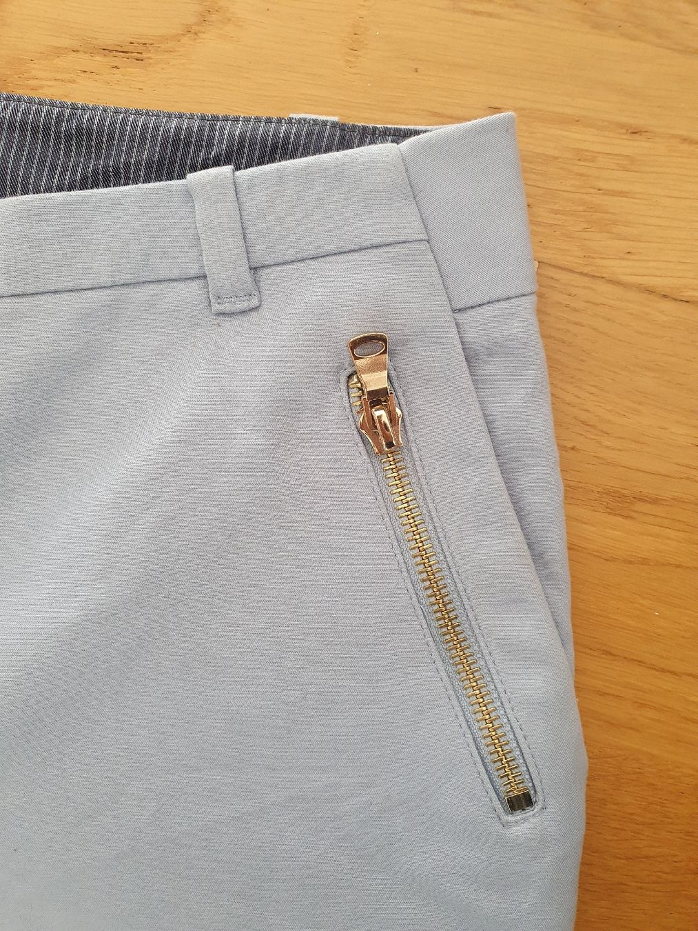 Orsay Pantaloni: Orsay Damen Stoffhose hellblau – Nuovo (secondo la descrizione) da Moosseedorf venduto da Sonnenschein.. 1
