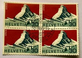 4er Block Nr.434 Stempelt Zürich 1965  
