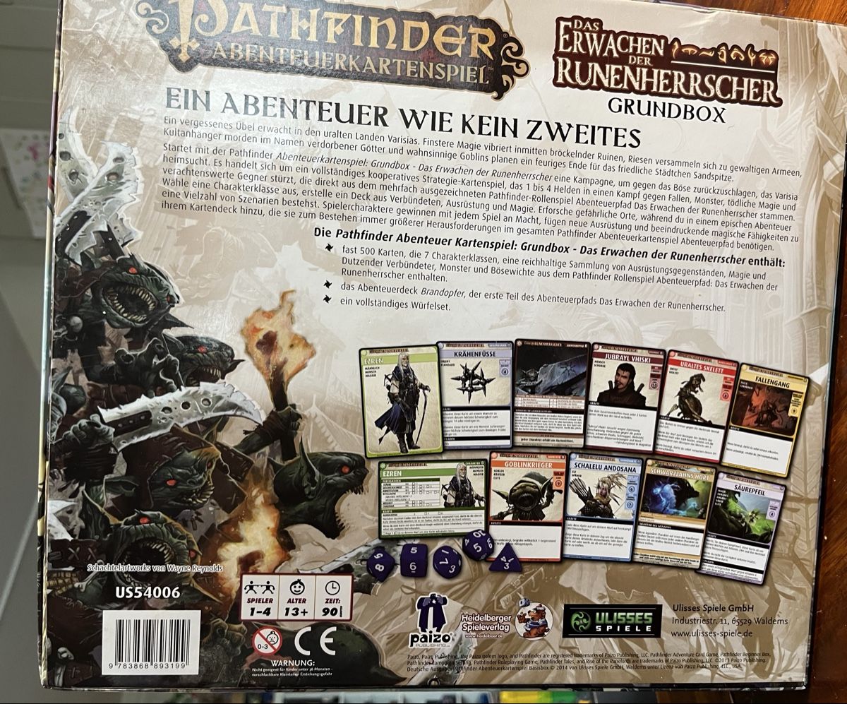 Giochi: Pathfinder: Das erwachen der Runenherrscher – Usato da Steffisburg venduto da reb_z5mh 1