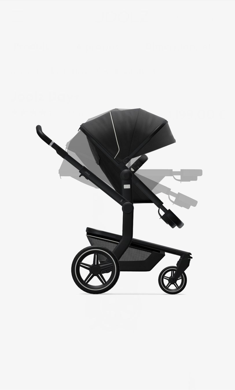 Joolz Kinderwagen: Poussette Joolz Day+ noire 2021 et accessoires – Gebraucht aus Bulle von Orpha17