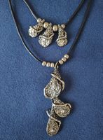 Anhänger modisch, modern schwarz, Silber