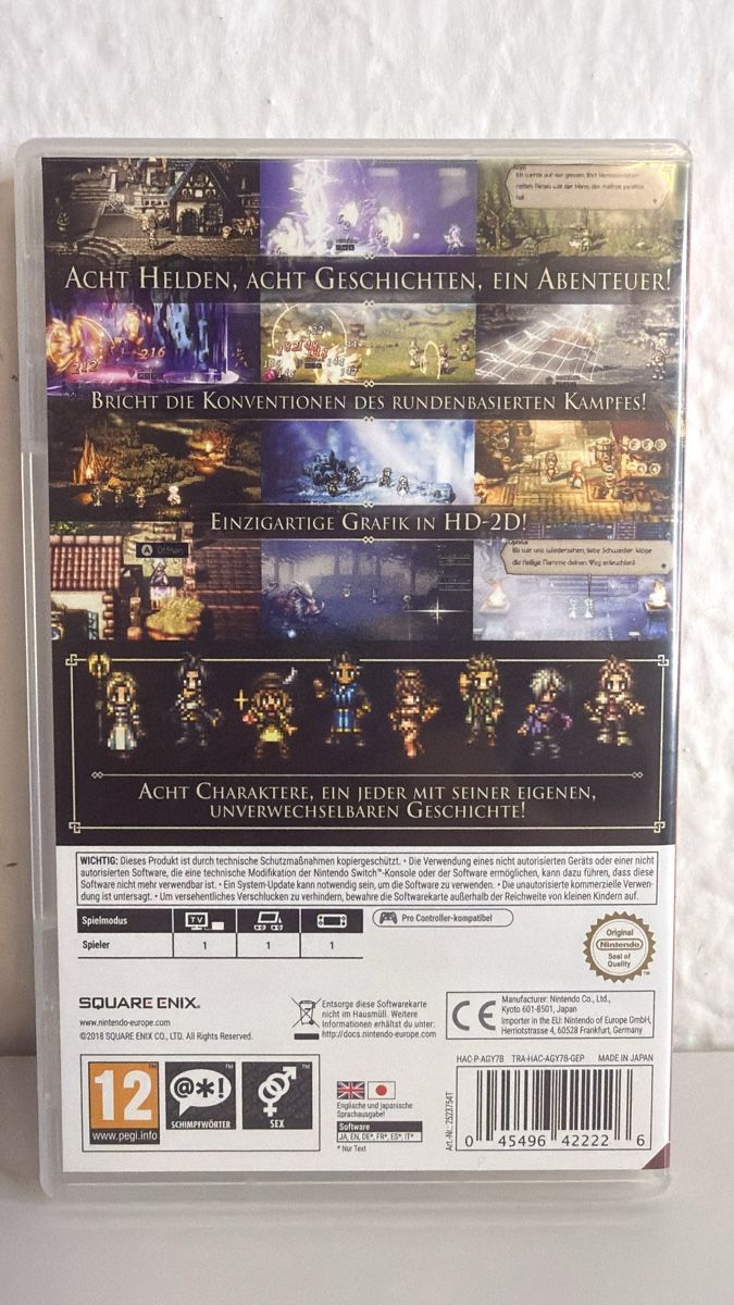 Nintendo Giochi: Octopath Traveler - Nintendo Switch Game – Usato da Ehrendingen venduto da bubulence 1